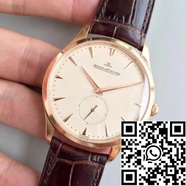 Jaeger LeCoultre Master Ultra Thin Q1352520 ZF Factory 1 1 Best Edition Swiss ETA896 Creamy dial sub second US Replica Watch 2398 Jaeger-LeCoultre Master Ultra Thin Q1352520 ZF Factory 1 1 Best Edition Swiss ETA896 Creamy dial sub second