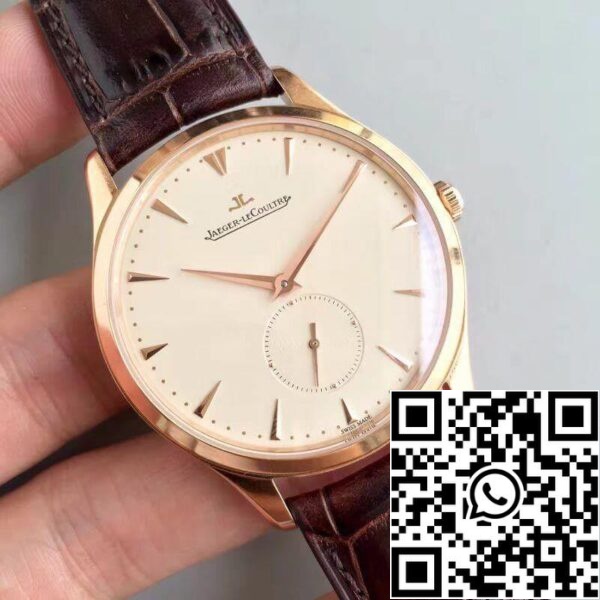 Jaeger LeCoultre Master Ultra Thin Q1352520 ZF Factory 1 1 Лучший выпуск Swiss ETA896 Кремовый циферблат с доп. секундной стрелкой US Replica Watch 465 Jaeger-LeCoultre Master Ultra Thin Q1352520 ZF Factory 1:1 Лучший выпуск Swiss ETA896 Кремовый циферблат с доп. секундной стрелкой