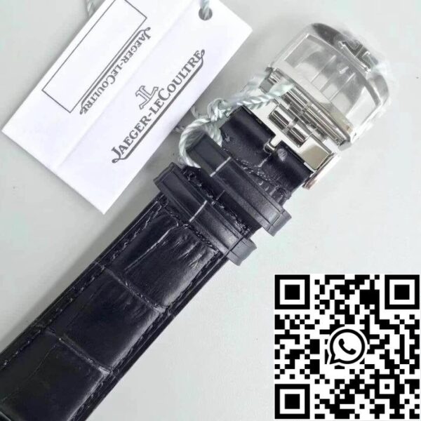 Jaeger LeCoultre Master Ultra Thin Q1368420 ZF Factory 1 1 Best Edition Swiss ETA925 Silver Dial Black Leather Strap US Replica Watch 2158 Jaeger-LeCoultre Master Ultra-Thin Q1368420 ZF Factory 1:1 Best Edition Swiss ETA925 Silver Dial Black Leather Strap