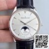 Jaeger LeCoultre Master Ultra Thin Q1368420 ZF Factory 1 1 Best Edition Swiss ETA925 Silver Dial Black Leather Strap US Replica Watch 332 Jaeger-LeCoultre Master Ultra-Thin Q1368420 ZF Factory 1:1 Best Edition Swiss ETA925 Silver Dial Black Leather Strap