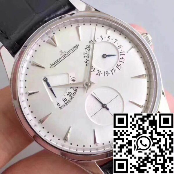 Jaeger LeCoultre Master Ultra Thin Q1378420 ZF Factory 1 1 Best Edition Sveitsin ETA938 White Dial US Replica katsella 3104 Jaeger-LeCoultre Master Ultra Thin Q1378420 ZF Factory 1 1: 1 Best Edition Sveitsin ETA938 White Dial