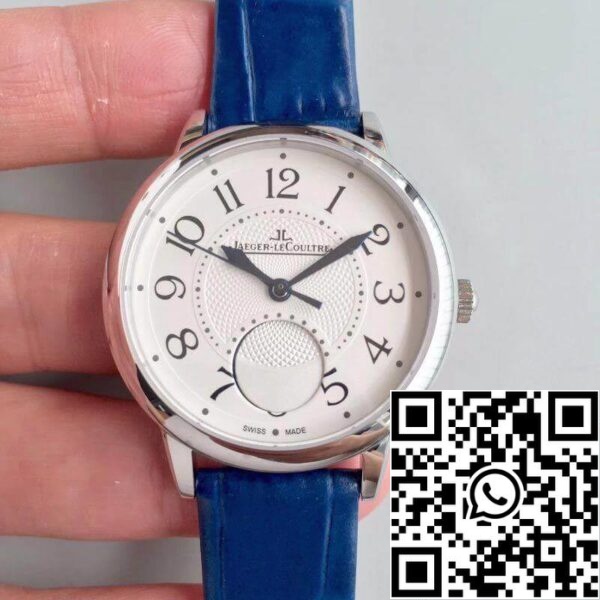 Jaeger LeCoultre Rendez Vous 3448420 1 1 Migliore edizione svizzera ETA898A 1 cinturino blu Replica Orologio 5114 Jaeger-LeCoultre Rendez-Vous 3448420 1:1 Migliore edizione svizzera ETA898A/1 cinturino blu