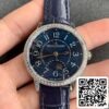 Jaeger LeCoultre Rendez Vous 3448480 1 1 Лучшее издание ZF Factory Синий циферблат Реплика США Часы 3972 Jaeger LeCoultre Rendez Vous 3448480 1:1 Лучшее издание ZF Factory Синий циферблат