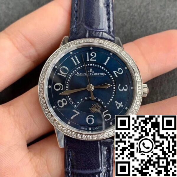 Jaeger LeCoultre Rendez Vous 3448480 1 1 Лучшее издание ZF Factory Синий циферблат Реплика США Часы 3972 Jaeger LeCoultre Rendez Vous 3448480 1:1 Лучшее издание ZF Factory Синий циферблат