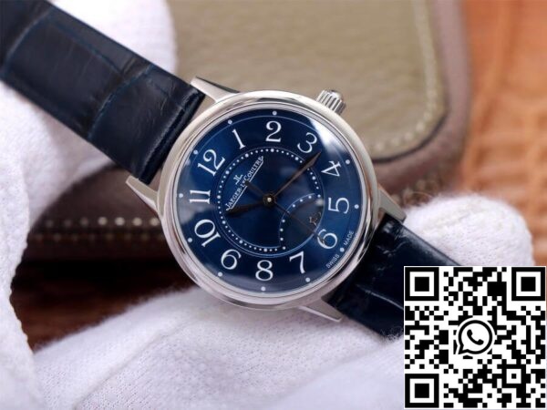 Jaeger LeCoultre Rendez Vous 3468480 1 1 Лучшее издание MG завод синий циферблат США Реплика часы 4349 Jaeger LeCoultre Rendez Vous 3468480 1:1 Лучшее издание MG завод синий циферблат