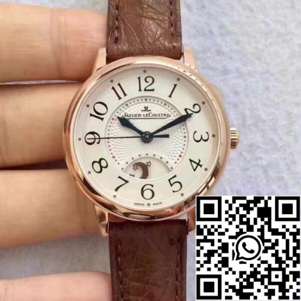 Jaeger LeCoultre Rendez Vous 3612420 1 1 Best Edition Sveitsin ETA898D 1 Ruskea nahkahihna US Replica Watch 1145 Jaeger-LeCoultre Rendez-Vous 3612420 1 1: 1 Best Edition Sveitsin ETA898D/1 Ruskea nahkahihna