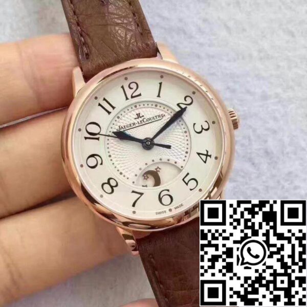 Jaeger LeCoultre Rendez Vous 3612420 1 1 Best Edition svájci ETA898D 1 barna bőrszíj USA Replica Watch 3882 Jaeger-LeCoultre Rendez-Vous 3612420 1 1:1 Best Edition svájci ETA898D/1 barna bőrszíjjal