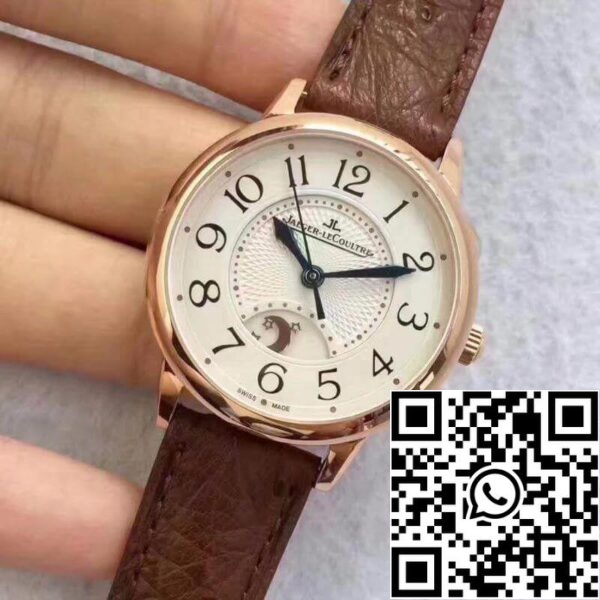 Jaeger LeCoultre Rendez Vous 3612420 1 1 Najboljša izdaja švicarski ETA898D 1 Brown Leather Strap ZDA replika Watch 5648 Jaeger-LeCoultre Rendez-Vous 3612420 1:1 Najboljša izdaja švicarski ETA898D/1 Brown Leather Strap