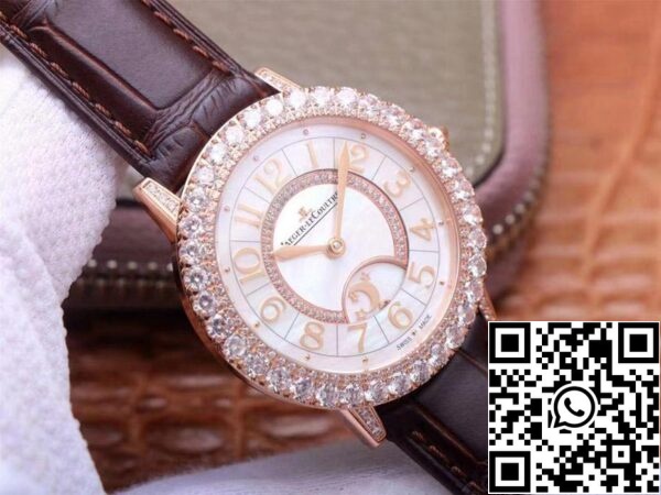 Jaeger LeCoultre Rendez Vous Q3523570 1 1 Melhor Edição ZF Fábrica Rosa Ouro Diamante Suíça ETA925B 1 US Réplica Relógio 6081 Jaeger LeCoultre Rendez Vous Q3523570 1:1 Melhor Edição ZF Fábrica Rosa Ouro Diamante Suíça ETA925B/1