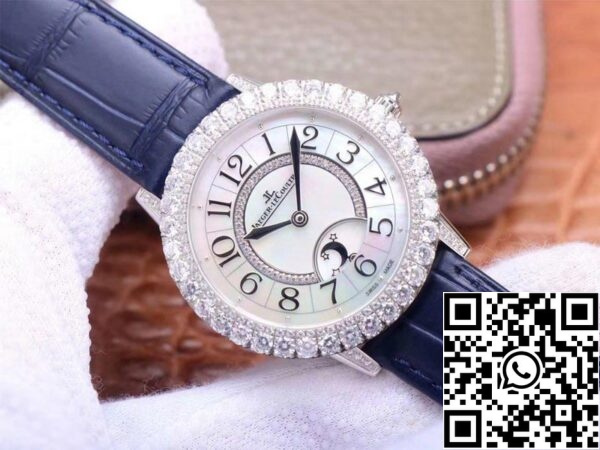 Jaeger LeCoultre Rendez Vous Q3523570 1 1 Best Edition ZF Factory Silver Diamond Swiss ETA925B 1 US Replica Watch 3975 Jaeger LeCoultre Rendez Vous Q3523570 1 1:1 Best Edition ZF Factory Silver Diamond Swiss ETA925B/1