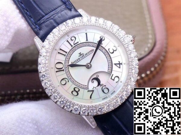 Jaeger LeCoultre Rendez Vous Q3523570 1 1 Najboljša izdaja ZF Factory Silver Diamond švicarski ETA925B 1 ZDA replika Watch 5556 Jaeger LeCoultre Rendez Vous Q3523570 1: 1 Najboljša izdaja ZF Factory Silver Diamond švicarski ETA925B/1