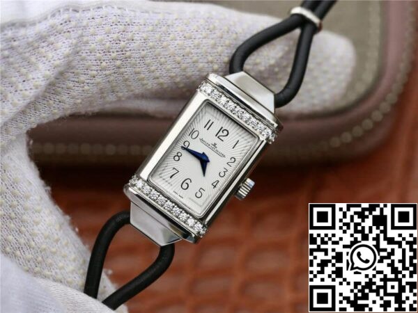 Jaeger LeCoultre Reverso 1 1 Best Edition MG Factory rustfrit stål hvid urskive US Replica Watch 456 Jaeger LeCoultre Reverso 1:1 Best Edition MG Factory rustfrit stål hvid urskive