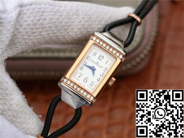 Jaeger LeCoultre Reverso 3264520 1 1 Best Edition MG Factory Rose Gold Diamond US Replica Uhr 2293 Jaeger LeCoultre Reverso 3264520 1:1 Best Edition MG Factory Rose Gold Diamond