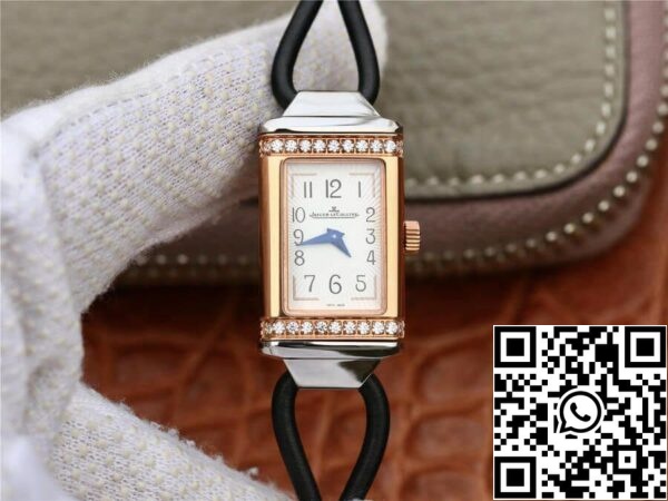 Jaeger LeCoultre Reverso 3264520 1 1 Best Edition MG Factory Rose Gold Diamond US Replica Orologio 3869 Jaeger LeCoultre Reverso 3264520 1:1 Best Edition MG Factory Rose Gold Diamond