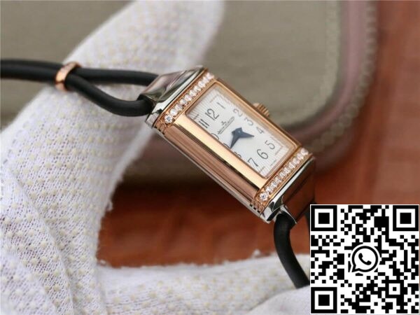 Jaeger LeCoultre Reverso 3264520 1 1 Mejor Edición MG Fábrica de Oro Rosa Diamante EE.UU. Reloj Replica 4129 Jaeger LeCoultre Reverso 3264520 1:1 Mejor Edición MG Fábrica de Oro Rosa Diamante