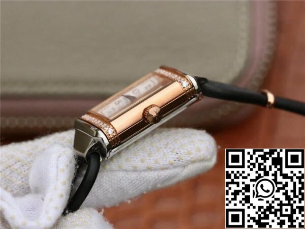 Jaeger LeCoultre Reverso 3264520 1 1 Най-доброто издание MG Factory Rose Gold Diamond САЩ реплика часовник 6374 Jaeger LeCoultre Reverso 3264520 1: 1 Най-доброто издание MG Factory Rose Gold Diamond