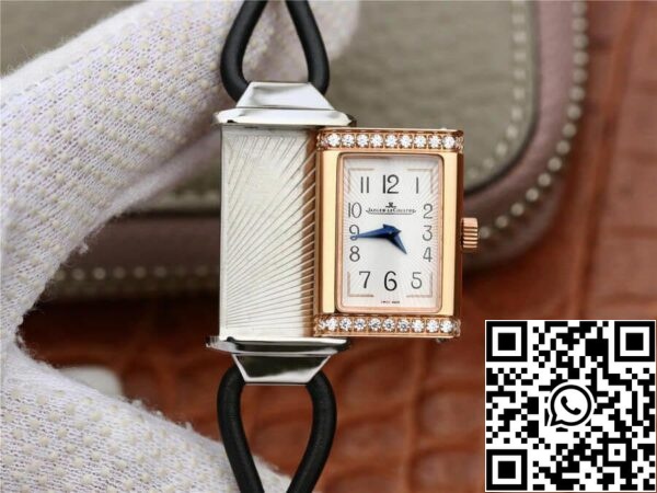 Jaeger LeCoultre Reverso 3264520 1 1 Лучшее издание MG Завод Розовое золото Алмаз США Реплика часы 8795 Jaeger LeCoultre Reverso 3264520 1:1 Лучшее издание MG Завод Розовое золото Алмаз