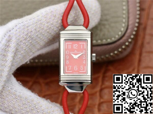 Jaeger LeCoultre Reverso 3268560 1 1 Melhor Edição MG Factory Mostrador Vermelho EUA Réplica Relógio 7693 Jaeger LeCoultre Reverso 3268560 1:1 Melhor Edição MG Factory Mostrador Vermelho