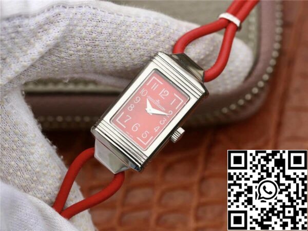 Jaeger LeCoultre Reverso 3268560 1 1 Melhor Edição MG Factory Mostrador Vermelho EUA Réplica Relógio 8988 Jaeger LeCoultre Reverso 3268560 1:1 Melhor Edição MG Factory Mostrador Vermelho