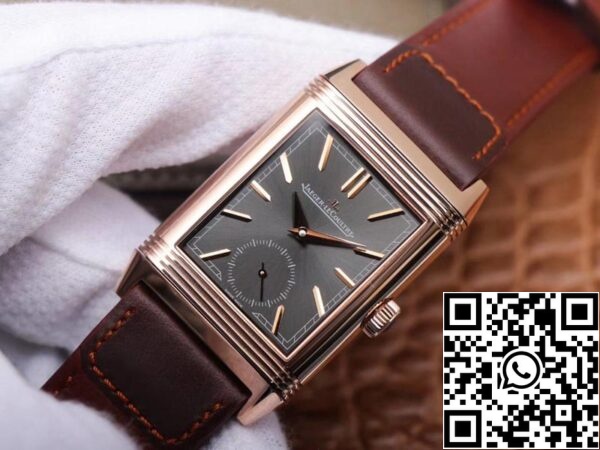 Jaeger LeCoultre Reverso Flip 1 1 Best Edition MG Factory Black Dial Zwitserse ETA854A 2 US Replica Watch 4230 Jaeger LeCoultre Reverso Flip 1 1 Best Edition MG Factory Black Dial Zwitserse ETA854A/2