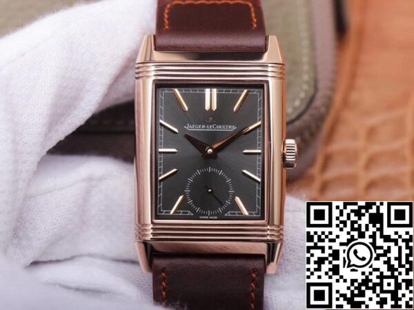 Jaeger LeCoultre Reverso Flip 1 1 Best Edition MG Factory fekete számlap svájci ETA854A 2 US Replica Watch 6276 Jaeger LeCoultre Reverso Flip 1:1 Best Edition MG Factory fekete számlap svájci ETA854A/2