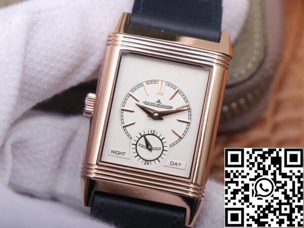 Jaeger LeCoultre Reverso Flip 1 1 Najboljša izdaja MG Factory Blue Dial švicarski ETA854A 2 ZDA replika Watch 7985 Jaeger LeCoultre Reverso Flip 1: 1 Najboljša izdaja MG Factory Blue Dial švicarski ETA854A/2