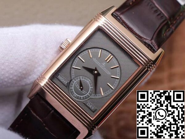 Jaeger LeCoultre Reverso Flip 1 1 Mejor Edición MG Factory Esfera Blanca Suiza ETA854A 2 US Replica Watch 5215 Jaeger LeCoultre Reverso Flip 1:1 Mejor Edición MG Factory Esfera Blanca Suiza ETA854A/2