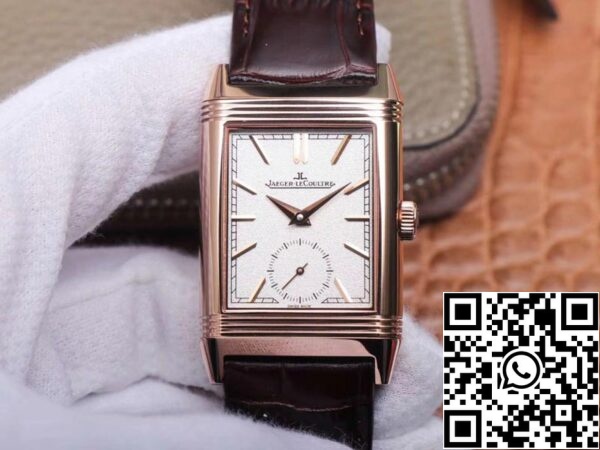 Jaeger LeCoultre Reverso Flip 1:1 Best Edition MG Factory White Dial Swiss ETA854A 2 US Replica Watch 7506 Jaeger LeCoultre Reverso Flip 1:1 Best Edition MG Factory White Dial Swiss ETA854A/2