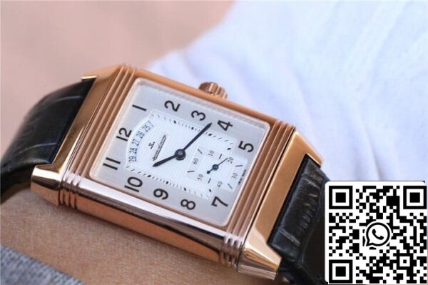 Jaeger LeCoultre Reverso Q2712510 1 1 Mejor Edición Rose Gold Silver Dial EE.UU. Reloj Replica 1160 Jaeger LeCoultre Reverso Q2712510 1:1 Mejor Edición Rose Gold Silver Dial