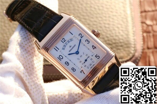 Jaeger LeCoultre Reverso Q2712510 1 1 Best Edition Rose Gold Silver Dial US Replica Watch 295 Jaeger LeCoultre Reverso Q2712510 1:1 Best Edition Rose Gold Silver Dial