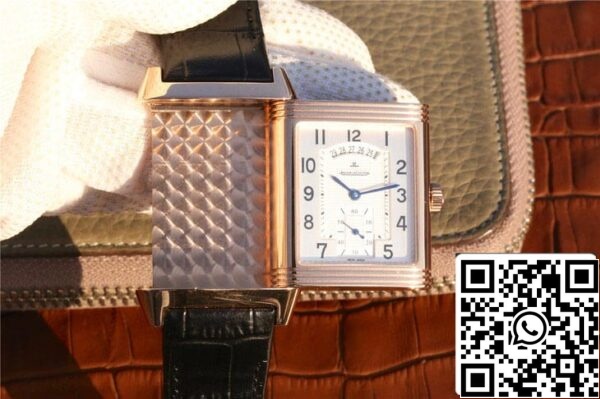 Jaeger LeCoultre Reverso Q2712510 1 1 Mejor Edición Rose Gold Silver Dial EE.UU. Reloj Replica 9809 Jaeger LeCoultre Reverso Q2712510 1:1 Mejor Edición Rose Gold Silver Dial