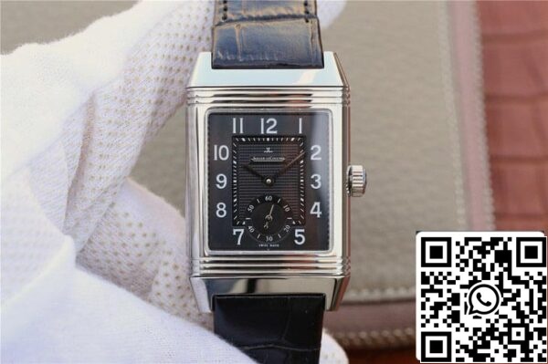 Jaeger LeCoultre Reverso Q3738470 1 1 Best Edition Black Dial US Replica Watch 8305 Jaeger LeCoultre Reverso Q3738470 1:1 Best Edition Black Dial