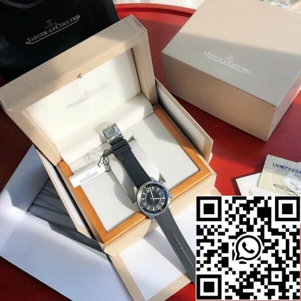 Jaeger Lecoultre Polaris Memovox JQKF Black Dial Swiss Original Movement US Replica Watch 3388 Jaeger Lecoultre Polaris Memovox JQKF Black Dial Swiss Original Movement