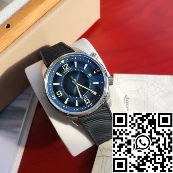 Jaeger Lecoultre Polaris Memovox JQKF Cadran bleu Mouvement original suisse Réplique montres US 5828 Jaeger Lecoultre Polaris Memovox JQKF Cadran bleu Mouvement original suisse