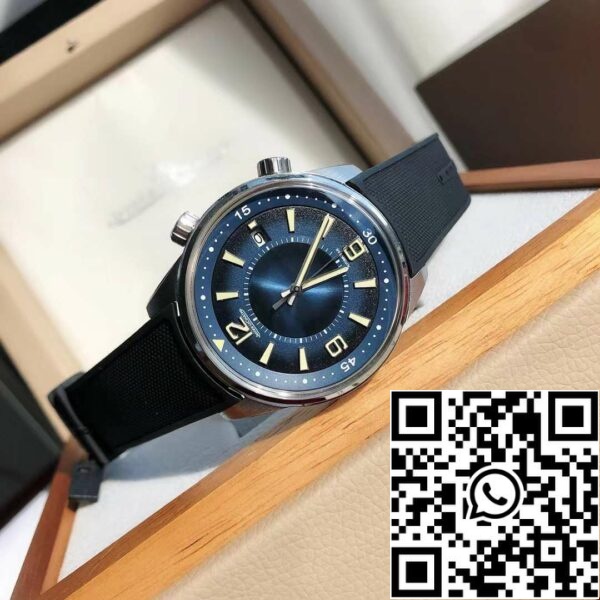 Jaeger Lecoultre Polaris Memovox JQKF Blue Dial Swiss Original Movement US Réplica Relógio 8278 Jaeger Lecoultre Polaris Memovox JQKF Blue Dial Swiss Original Movement