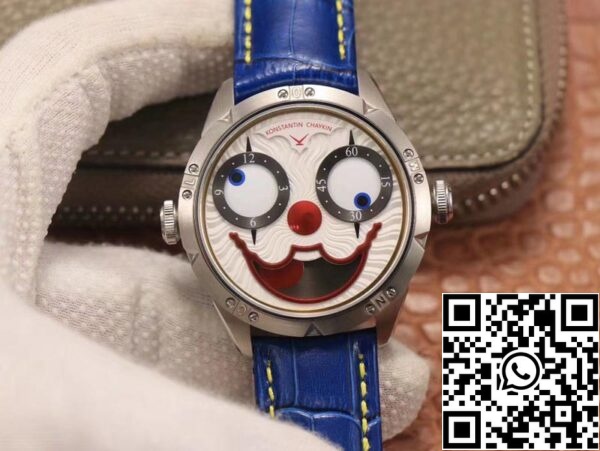 Konstantin Chaykin Clown II Audacity 1 1 Best Edition TW Factory White Dial Swiss NH35A US Replica Watch 463 Konstantin Chaykin Clown II Audacity 1:1 Best Edition TW Factory White Dial Swiss NH35A