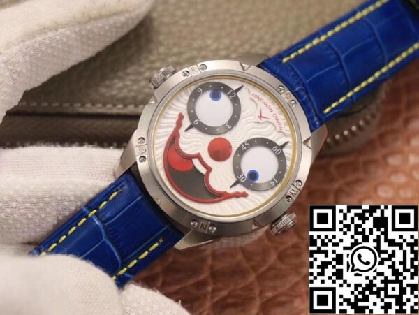 Konstantin Chaykin Clown II Audacity 1 1 Best Edition TW Factory White Dial Swiss NH35A US Replica Uhr 9905 Konstantin Chaykin Clown II Audacity 1:1 Best Edition TW Factory White Dial Swiss NH35A