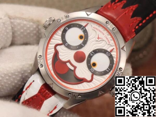 Konstantin Chaykin Clown V2 1 1 Best Edition TW Factory White Dial Zwitserse NH35A US Replica Watch 365 Konstantin Chaykin Clown V2 1 1 Best Edition TW Factory White Dial Zwitserse NH35A