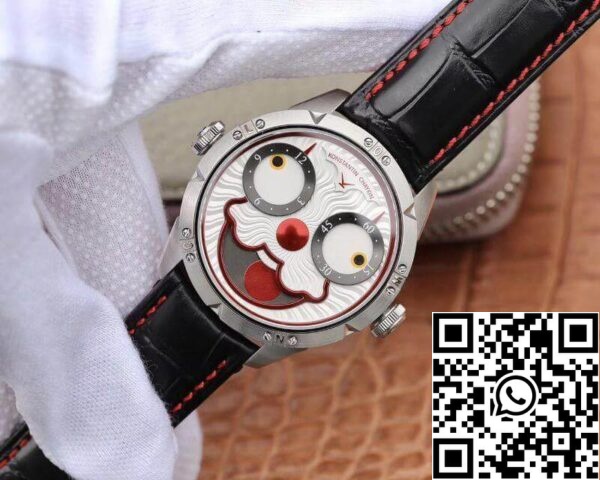 Konstantin Chaykin Joker V2 versio 1 1 Best Edition White Joker Dial Red Inner Bezel Sveitsin NH35A 24J US Replica Watch 6525 Konstantin Chaykin Joker V2 versio 1:1 Best Edition White Joker Dial Red Inner Bezel Sveitsin NH35A 24J