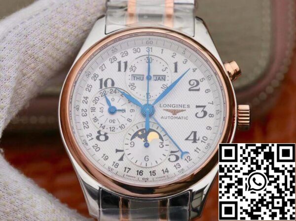 Longines Conquest Classic L27735787 GS Factory 1 1 Best Edition Swiss ETA7751 18K Rose Gold US Replica Watch 337 Longines Conquest Classic L27735787 GS Factory 1:1 Best Edition Swiss ETA7751 18K Rose Gold