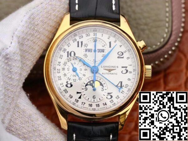 Longines Conquest Classic L27735787 GS Factory Mechanical Watches 1 1 Best Edition Swiss ETA7751 18K Gold US Replica Klocka 6830 Longines Conquest Classic L27735787 GS Factory Mechanical Watches 1:1 Best Edition Swiss ETA7751 18K Gold