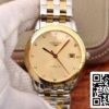 Longines Flagship L4 874 3 37 7 YC Fabbrica Orologi Meccanici 1 1 Best Edition Swiss ETAL619 888 Gold Dial US Replica Watch 2838 Longines Flagship L4.874.3.37.7 YC Fabbrica Orologi Meccanici 1:1 Best Edition Swiss ETAL619/888 Gold Dial