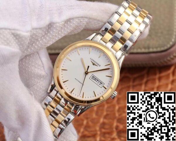 Longines Flagship L4 899 3 22 7 Double Calendar 1 1 Best Edition Swiss L636 US Replica Watch 9091 Longines Flagship L4.899.3.22.7 Double Calendar 1:1 Best Edition Swiss L636