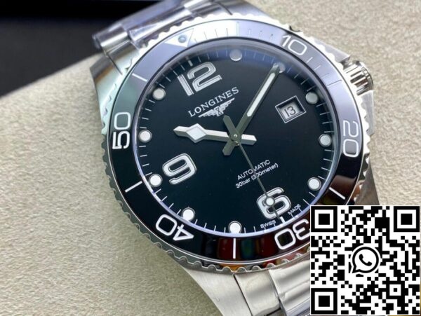 Longines HydroConquest L3 781 4 56 6 1 1 Best Edition ZF Factory Black Dial Zwitserse L888 2 US Replica Watch 6153 Longines HydroConquest L3.781.4.56.6 1:1 Best Edition ZF Factory Black Dial Zwitserse L888.2