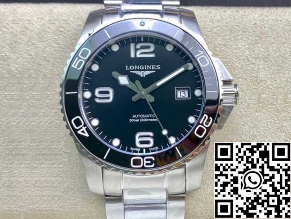 Longines HydroConquest L3 781 4 56 6 1 1 1 Najboljša izdaja ZF Factory črno Dial švicarski L888 2 ZDA replika Watch 8683 Longines HydroConquest L3.781.4.56.6 1: 1 Najboljša izdaja ZF Factory črno Dial švicarski L888.2