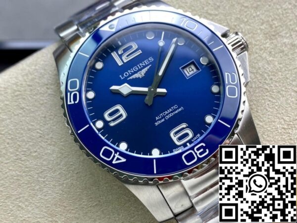 Longines HydroConquest L3 841 4 96 6 1 1 Best Edition ZF Factory blue dial Swiss L888 2 US Replica Klocka 1298 Longines HydroConquest L3.841.4.96.6 1:1 Best Edition ZF Factory blue dial Swiss L888.2