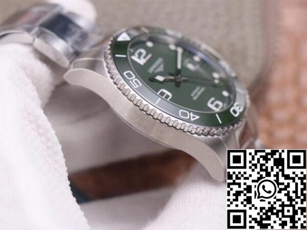 Longines Hydroconquest L3 781 4 06 6 1 1 Best Edition ZF Factory Green Dial Swiss L888 2 US Replica Klocka 4408 Longines Hydroconquest L3.781.4.06.6 1:1 Best Edition ZF Factory Green Dial Swiss L888.2