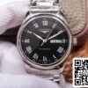 Longines Master Collection L2 755 4 51 6 1:1 Best Edition KY factory Black Dial US Replica Zegarek 6319 Longines Master Collection L2.755.4.51.6 1:1 Best Edition KY factory Black Dial