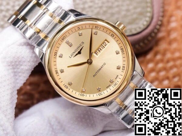 Longines Master Collection L2 755 5 37 7 1 1 Best Edition KY tehdas Gold Dial USA Replica katsella 2327 Longines Master Collection L2.755.5.37.7 1:1 Best Edition KY tehdas Gold Dial