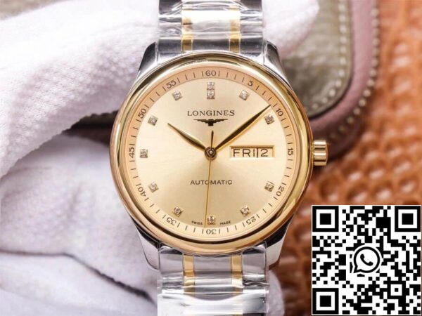 Longines Master Collection L2 755 5 37 7 1 1 Mejor Edición KY fábrica Dial de Oro EE.UU. Reloj Replica 3486 Longines Master Collection L2.755.5.37.7 1:1 Mejor Edición KY fábrica Dial de Oro